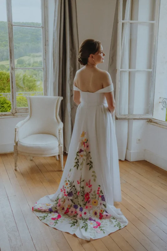 La mariée est prete pour la céremonie
